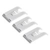 3Pcs Zigzag Foot Stainless Steel Multifunctional Universal Lightweight Durable Sewing Machine Presser Foot for Home