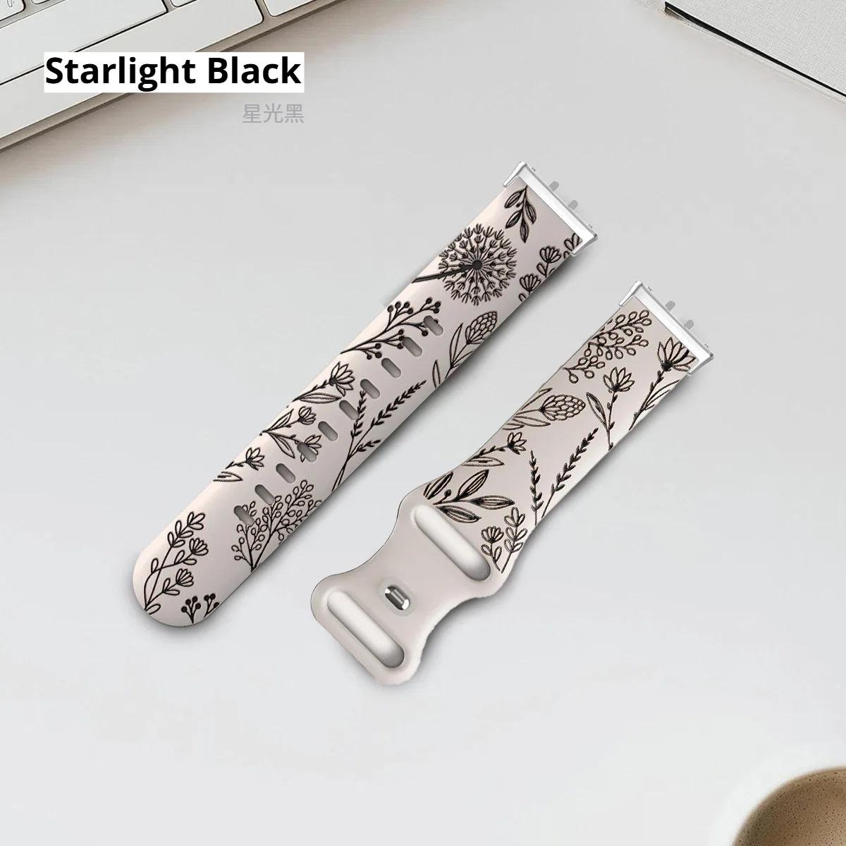 

Силіконовий гравірований жіночий ремінець для Samsung Galaxy Watch Fit 3 Ремінець Заміна Браслет для Samsung Galaxy Fit3 Аксесуари Galaxy Watch Fit 3