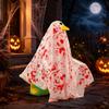 Halloween Porch Goose Outfit, Blood Goose Clothes, Horror Style Goose Costume for Haunted House Party Favors