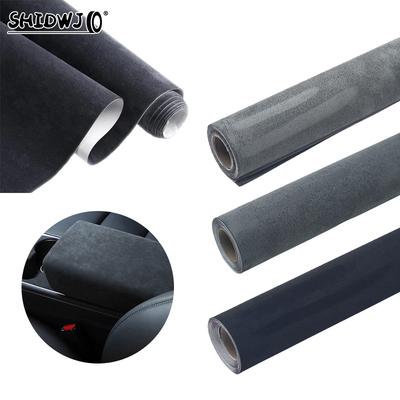 1Roll Suede Fabric Self-adhesive Adhesive Cloth For Car Interior Modification Door Panel Workbench DIY Decor Car Accessories