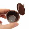 4pcs Refillable Coffee Capsules, Refills Over 200 Times, Reusable Coffee Pods for Dolce Gusto Brewers