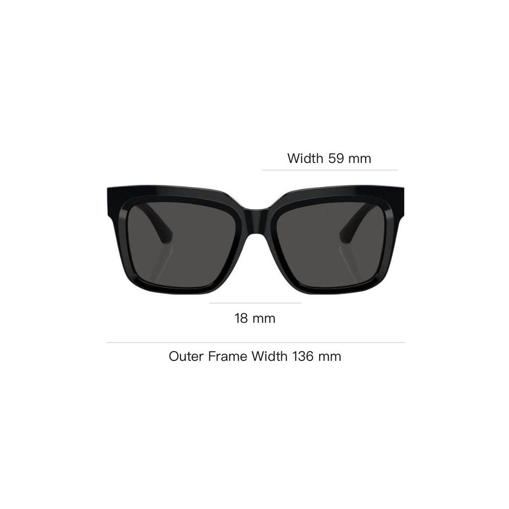 Burberry Logo Butterfly Sunglasses Women Sunglasses Black BE4419F-300187