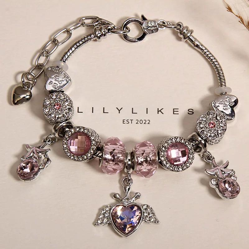 Elegant Women's Bracelet – Luxury Retro Beaded Design with Panjia Style for a High-End, Exquisite Feel.