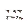 Military Building Blocks Accessories Soldier Figures Weapons Guns Mini Bricks USA Soviet Pistols Kids Toy Gifts Set R050