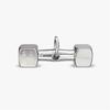 Men's Stainless Steel & Titanium Dumbbell Pendant Necklace - Trendy Sports Fashion Jewelry