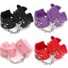 SM Sexy Soft Fur Handcuffs Role Playing Props BDSM Restraints Equipment Bondage Gear Sex Toys for Couples Women Exotic