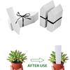 100Pcs Plastic Plant Labels Set White Plant Labels Plant Garden Tags 10x2cm Waterproof Plant Seed Label Pot Marker Plant Labels
