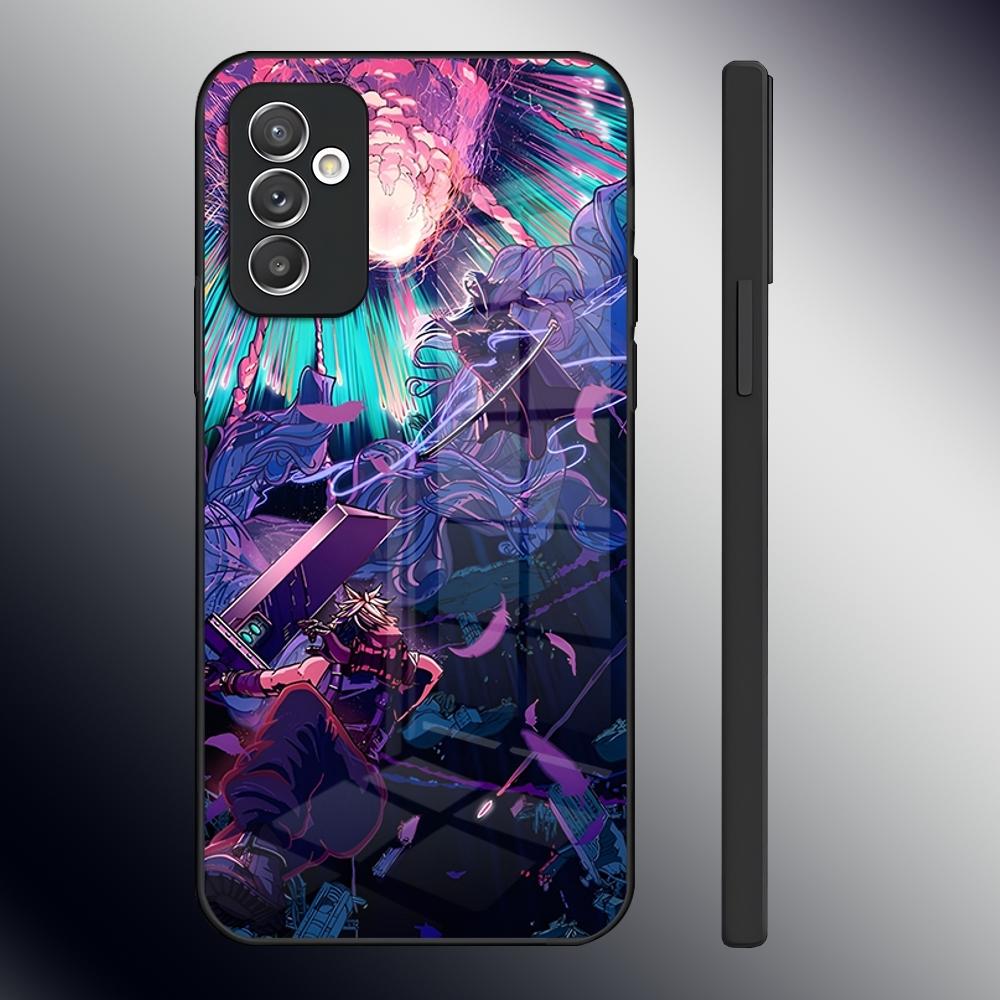 Final Fantasy Phone Case For Samsung S24 Ultra S23 S22 S20 Fe S21 Plus A54 A34 A24 A53 A13 A16 Glass Back Cover