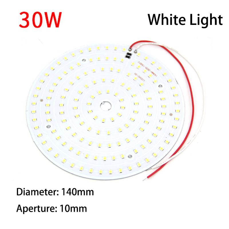 3pcs 5V 3W 5w 10w 30w LED Chip Bead Yellow Warm White Lamp Night Lights Wire Board Bulb Round Transformation Source 32MM 50mm 14mm