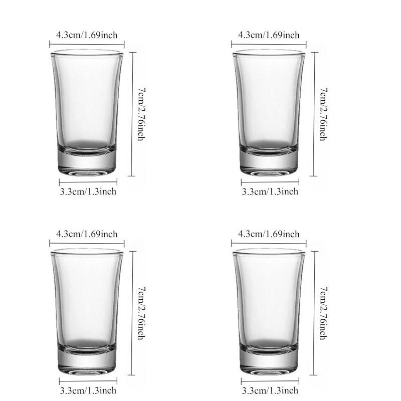 

4 шт. Креативний Білий Спирт Високий Келих Вечірка Маленький Келих для Вина Келих для Спиртних Напоїв Багатофункціональний Маленький Келих для Вина Келих для Вина Водка Подарунок 4pcs