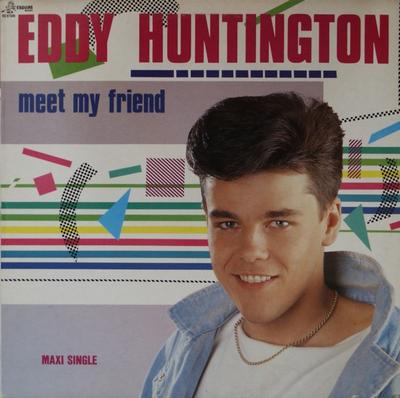 12inch Record EDDY HUNTINGTON  Meet My Friend SQ87509 Esquire Records 1987 Italy Dance  Electronica Used