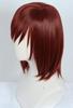 Linfairy Cosplay Wig, Heat Resistant, Costume Accessory, Dark Red