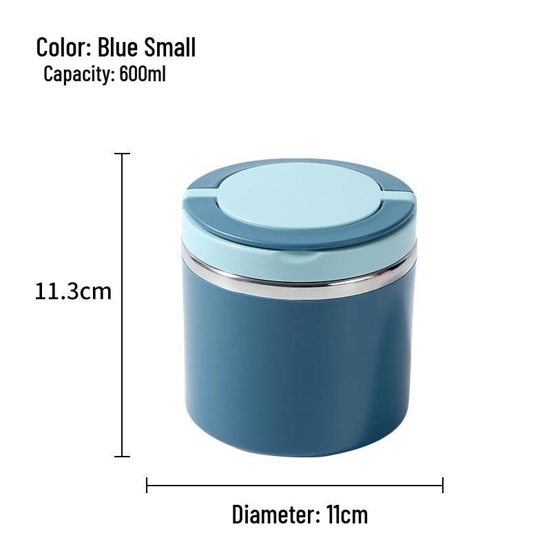 Stainless Steel Insulated Soup Cup - Portable & Sealed for Students & Office Workers