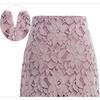 Women Skirt Summer Lace Elegant Office Skirts Pencil Skirt Knee-length High Waist Skirt Plus Size