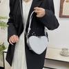 Mote Paljett Hjerteform Skulderveske Kjedestropp Crossbody Vesker For Kvinner Daglig Bruk Damehåndvesker Og Lommebøker