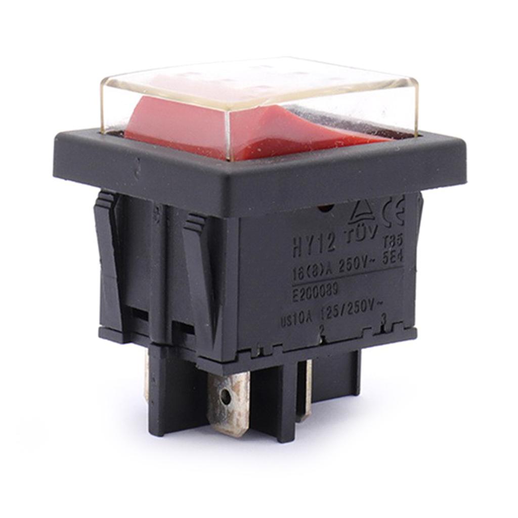 Industrial HY12F Rocker Switch with Light Versatile Rocker Switches Push Button Switches for Safe Power Management