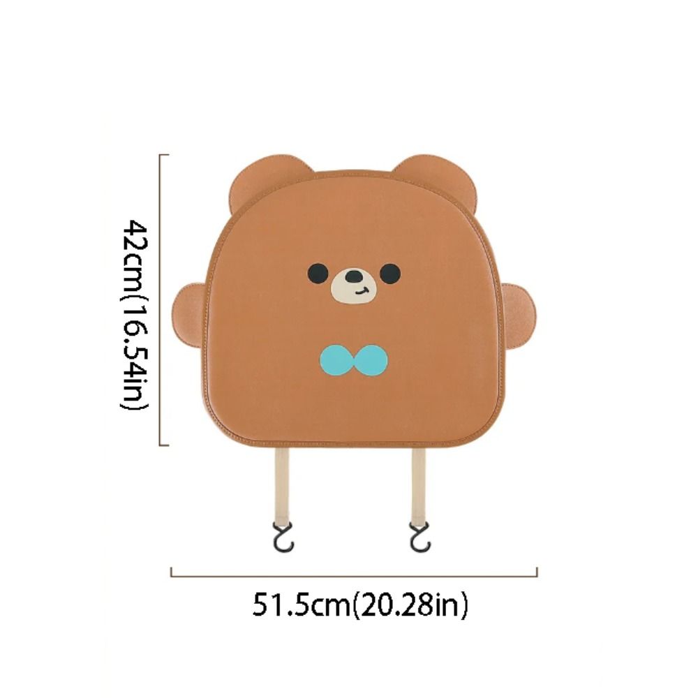 Leather Protective Anti-Child-Kick Pad Waterproof Kick Protectors Car Seat Back Cover Rear Seat