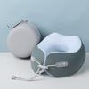 Memory Foam Neck Pillow Portable Ergonomic Neck Cushion Soft U-Shaped Support Pillow for Neck Fatigue Relief Travel Flights Office