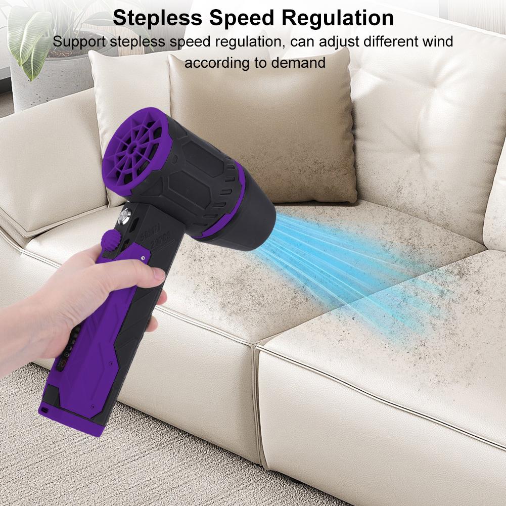 Compressed Air Duster Electric Air Duster Rechargeable Cordless Air Blower Jet Dry Blower for Computer Keyboard Car and Home