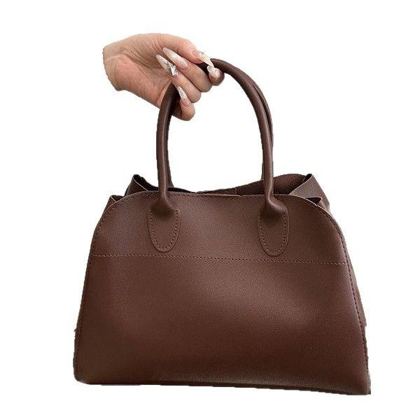 2025 Spring New Commuter Versatile Texture Simple Portable Tote Bag Women's Large-capacity Commuter Shoulder Messenger Bag