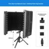 Soundproof Microphone Cover: Noise-Reducing Folding Windscreen for Studio Recording