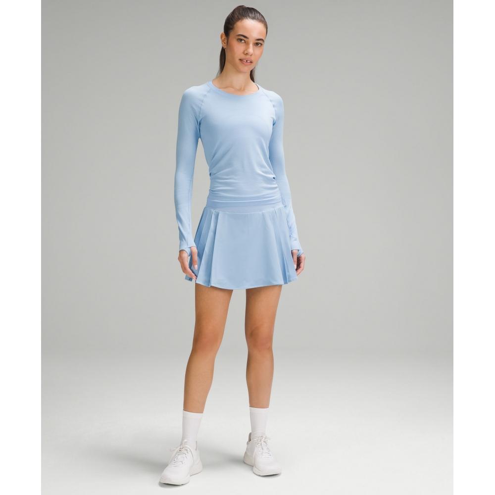 Lululemon Swiftly Tech Long Sleeve Shirt 2.0  Waist Length Sinatra Blue Sinatra Blue