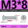 4.8 Grade Galvanized Phillips Round Head Screw (M2-M8)