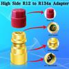 1pc R12 To R134A Conversion Kit Air Conditioner Filling Valve Fittings Port Adapter Retrofit Quick Disconnect Couplers 1/4 SAE