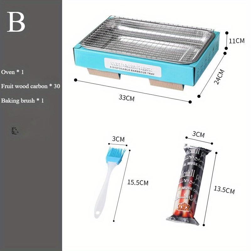Secondary Barbecue Grill, Home Smokeless Carbon Grill, Camping Fire, Charcoal Grill, Outdoor Barbecue Grill