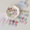 Metal Brooch Set Mini Cute Backpack Badges Cartoon Badge Set Colorful 25mm Badge For Backpack Gift Clothes