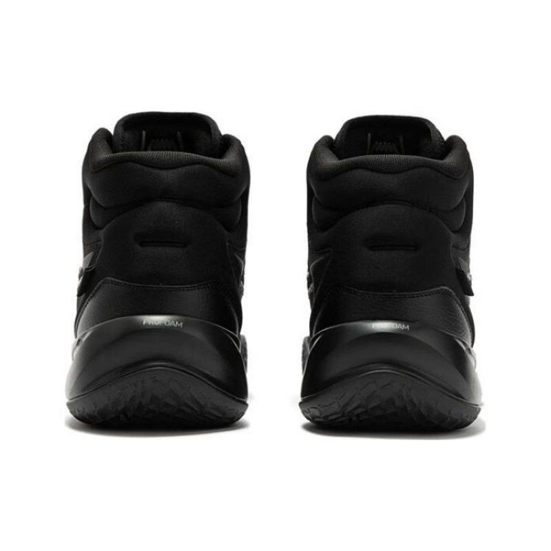 Puma Playmaker Pro High Anti-slip Wear-resistant Basketball Shoes Men Black 377902-06
