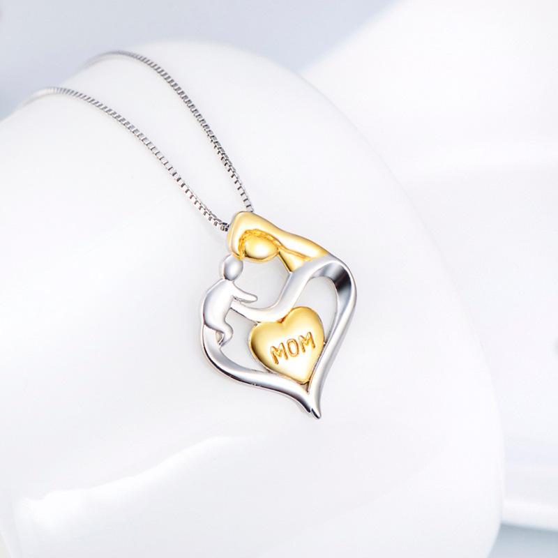 Letter Mom--Mother'S Day Ladies Crystal Necklace Necklace High-End Jewelry