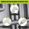 A34R 6PCS Pipe Lagging Cutter Set Insulation Knife For Plumbers Tools Insulation Foam Tube