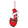 2D 26 Letter Christmas Ornaments Acrylic Flat Christmas Tree Home Decorations Ornaments