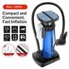 Nabaoduo 120Psi Foot Operated Air Pump Portable Mini Tire Inflator Alloy Body For Bike Scooter Motorcycle Balls Inflatable Toys