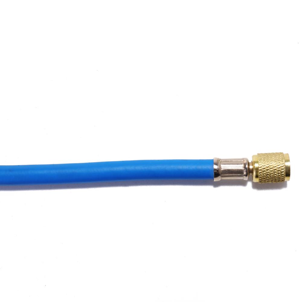 AC R134A Car Auto Conditioning Refrigerant Recharge Measuring Hose Gauge Kit