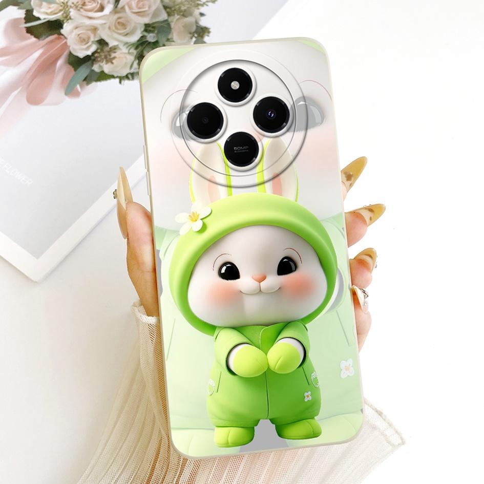 For Xiaomi Redmi 14C Case Redmi14C New Cute Cat Silicone Soft Cover For Poco C75 PocoC75 Redmi A4 A3 Pro Protective Phone Shells