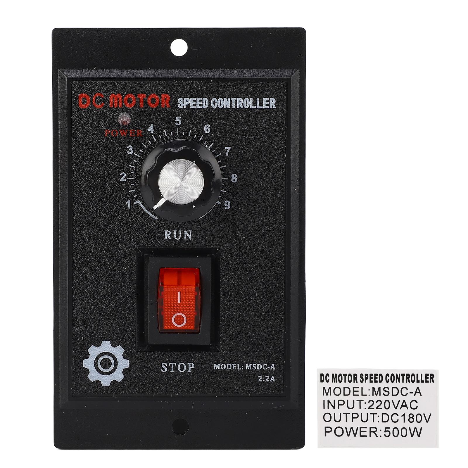 

DC Motor Speed Controller Input 220VAC Output 180VDC Forward Reverse Electric Motor Speed Regulator