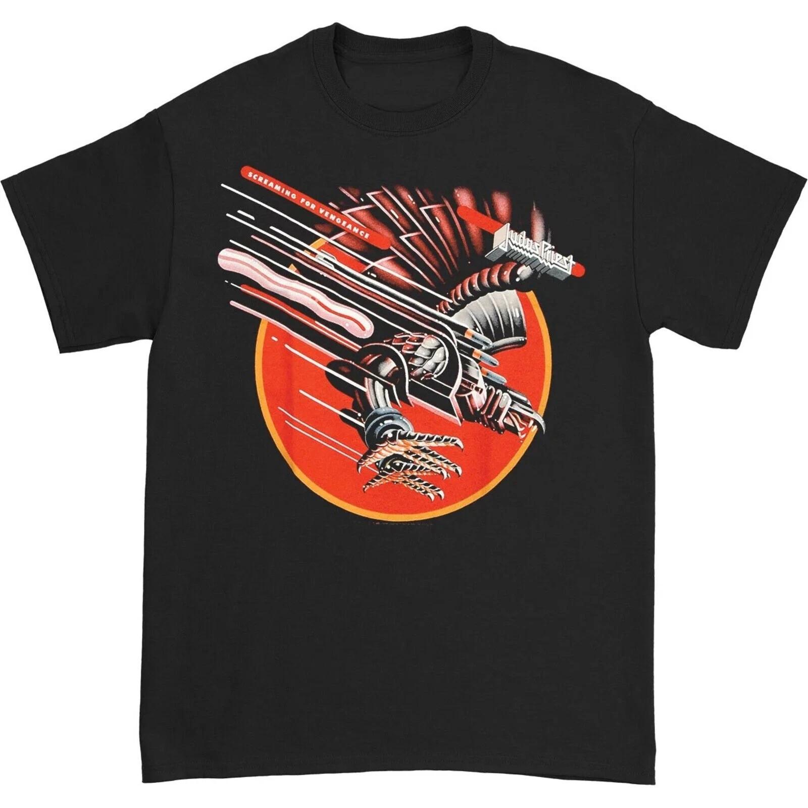 JUDAS PRIEST cd cvr SCREAMING FOR VENGEANCE Official SHIRT MED New faith steel L