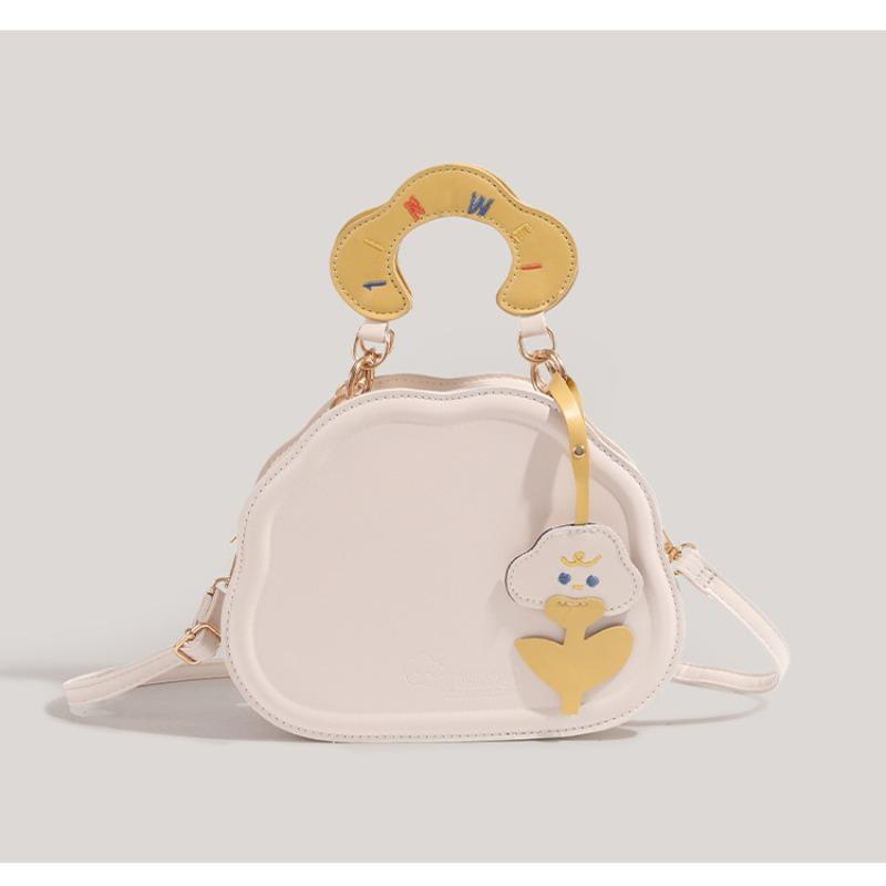 Cloud Pack Girls' Cute Handbag - Simple Shoulder-Slung Design for Women's Bag