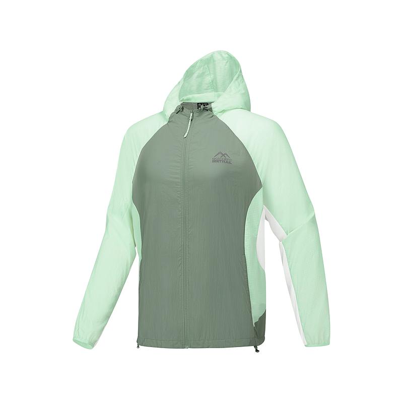 Skechers Urban Outdoor Series Lightweight Hooded Sun Protection Fashionable Soft Versatile Jacket Unisex Jacket Tequila-Green P225U073-035Z M