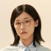 Alloaiweeo [The Air_Flat] Al8306 1010M Ultra-Lightweight Officer Square Gray Eyeglass Frames