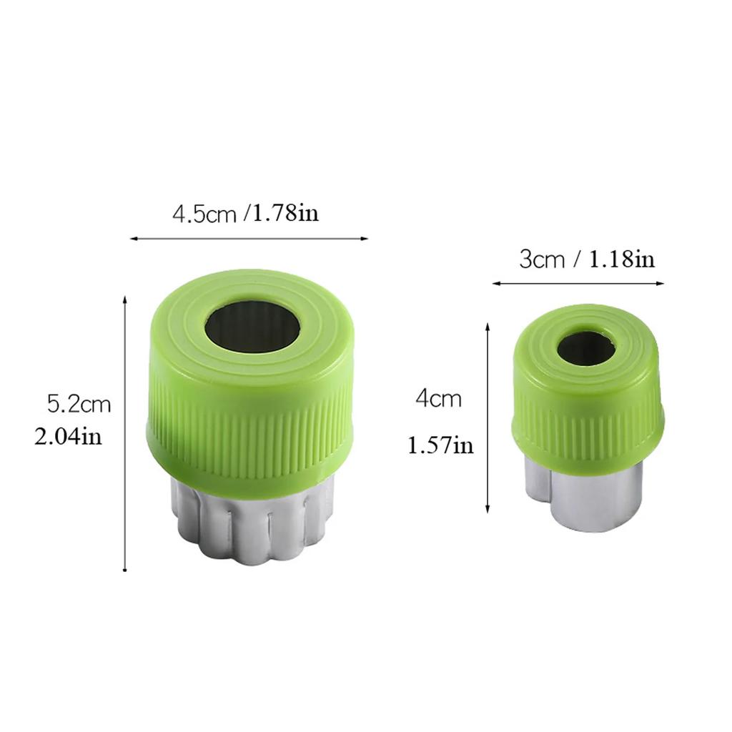 8Pcs/set Vegetables Cutter Set Plastic Handle Mini Pie Cookie Cutters Fruit Pastry Stamp Mold Stainless Steel Fruit Cutting Tool