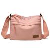 Borsa a tracolla singola, piccola, quadrata, da donna, casual, impermeabile, multistrato, leggera, in nylon, grande capacità