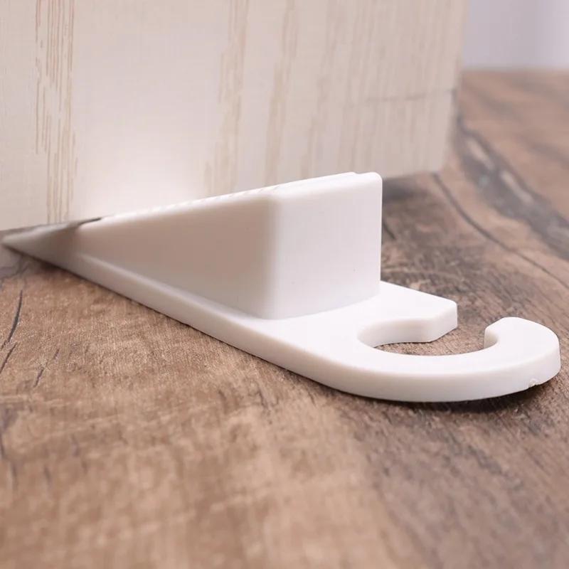 10/1Pcs Rubber Door Stopper Wedge for Floor Anti-collision Door Stops for Home Office Bedrooms Living Rooms Soft Waterproof