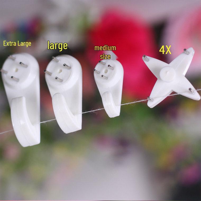Invisible Seamless Nail - Reinforced Wall Hook for Photo Frames and Wedding Dress Display