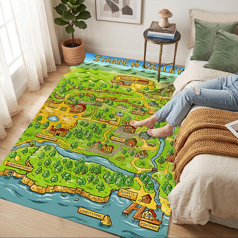 Stardew Valley Living Room Nonslip Area Rug Soft Carpet For Bedroom Game Playroom Sofa Office Home Decor Doormat Christmas Gift C9261983