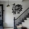 Metal Wall Art of Lotus and Bird Elegant Home Decor for Living Room Bedroom Nature Style Gift