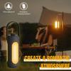 New Folding Outdoor Camping Lamp, Large-capacity Lighting, Portable USB Rechargeable Hanging Tent Camping Lamp