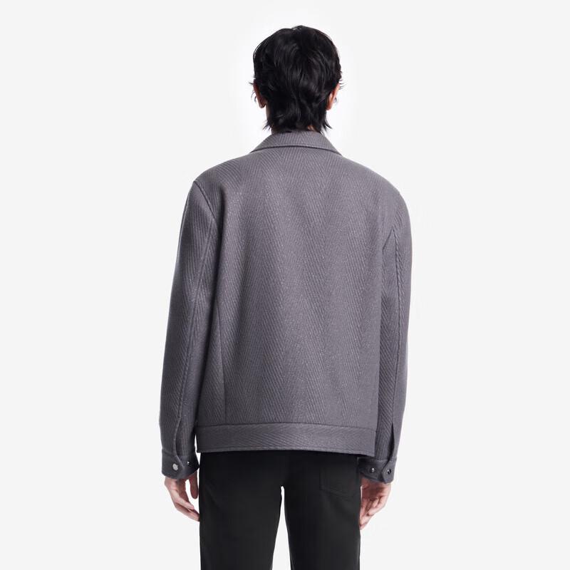 

Мужской пиджак K-Boxing из смесовой шерсти с лацканами 4XL